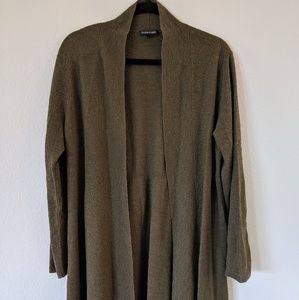 Eileen Fisher Olive Open Sweater L